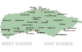 We Cover All of Sussex